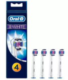 Oral-B Pack de 4 brossettes 3D BLANC EB18-4