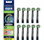 Oral-B Pack de 10 Brossettes de recharge CrossAction CleanMaximizer noir 410324