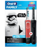 ORAL-B Pack de brosse à dent électriques D103 Noir + D100 Star Wars D103+D100 Star Wars
