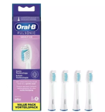 Oral-B Pack de 4 Tête de brosse à dents Pulsonic Sensitive Blanc 299158