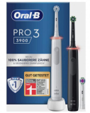 Oral-B Brosse à dent électrique Pro 3 3900 avec 2 manches Noir/Blanc 760765