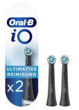 Oral-B Pack de 2 Têtes de Brosse iO Clean Ultimative Nettoyage Noir OB983
