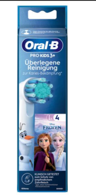 Oral-B Pack de 4 Têtes de brosse à dent de rechange Spiderman / La reine des neiges Mix