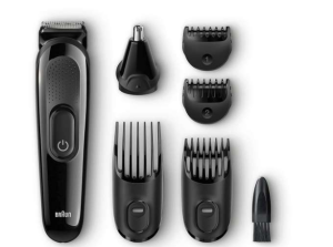 BRAUN Kit tondeuse polyvalente MGK3020 6-en-1 noir