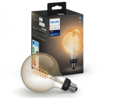 Philips Hue - E27 Filament G125 Globe - Blanc chaud Bluetooth 929002459001