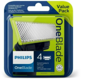 Philips Pack de 4 Lames remplaçables OneBlade QP240/50