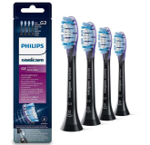 Philips pack de 4 Têtes de brosse à dents Sonicare Noir HX 9054/33 G3
