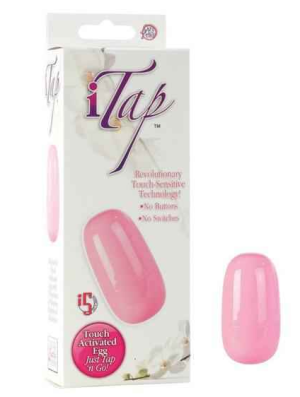 I TAP EGG, 5 FONCTIONS, TOUCH ACTIVE, Pink, 7,5 X 4CM
