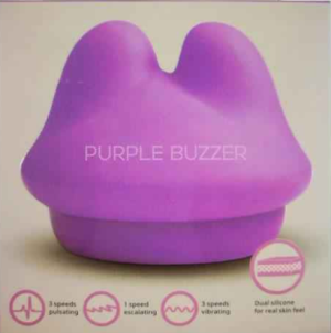 PURPLE BUZZER MASSAGER, WASSERD