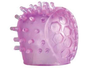 MAGIC MASSAGER PLEASURE ATTACHMENTS, THIN NUBS/GEOMETRIC, LAVE