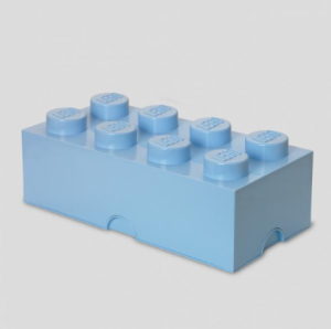 LEGO Brique de rangement 8 plots bleu clair (40041736)