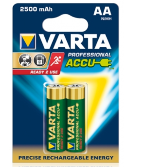 Varta Piles NiMH Mignon AA 2600mAh Blister (Pack de 2) 05716 101 402