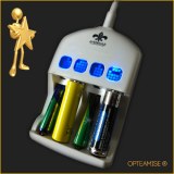 Chargeur universel de pile jetable ( alcaline) & pile rechargeable