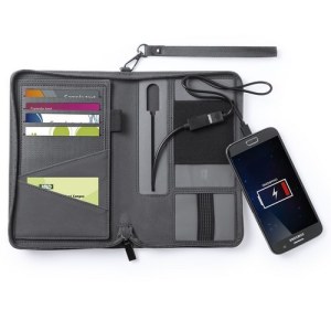 Organiseur Power Bank Verium en Similicuir - Objet publicitaire AVEC ou SANS logo - Cad...