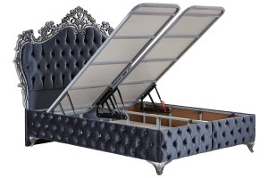 Lit Coffre VICTORIA Sommier Relevable Haute de Gamme