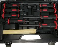 COFFRET A OUTIL DE FRAPPE 21 PCS CHASSE GOUPILLE BURINS KM-1921