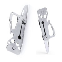 Outil de Poche Multifonction Roseca en Acier Inoxydable - Objet publicitaire AVEC ou SA...