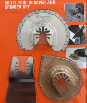 Lot de 16 Outils multifonctions grattoir et meuleuse Werckmann