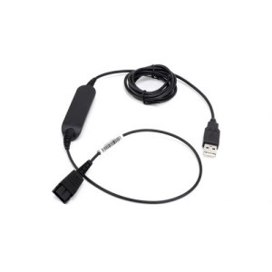 Un câble de connexion QD/USB pour relier vos casques à vos PC/Mac.