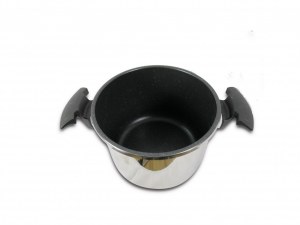 Cocotte minute en inox intérieur en pierre - 3 tailles disponible