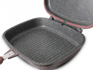 POÊLE DOUBLE FACE EN PIERRE - royal swiss