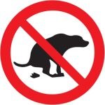 Panneau signalisation Interdiction dÃ©jection canine
