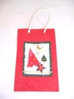 Sac cadeau en papier murier Noél 18 X 28