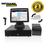 CAISSE ENREGISTREUSE PACK COMPLET NEUF GARANTIE 2 ANS LOGICIEL AUX NORMES