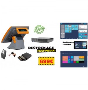 Caisse Enregistreuse Tactile Hp Rp5700 Olc15 Aures Avec Logiciel Aux Normes