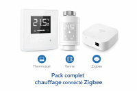 Stock chauffage connecté Zigbee – thermostats + vannes + passerelles – lot complet ou...