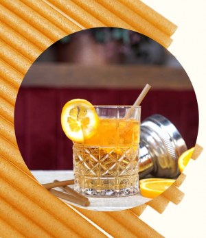 PAILLES EN FIBRE DE CANNES À SUCRE ECOPAILLEBAR