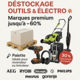 DESTOCKAGE GROSSISTE – Palette PREMIUM Marques (Philips, AEG, DeLonghi, Blaupunkt...)...
