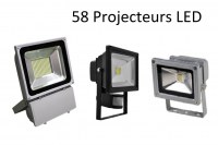 DESTOCKAGE: 58 Projecteurs LED Neuf Valeur 7 000 €