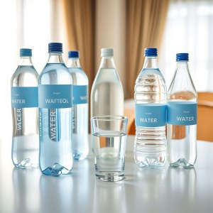 Palettes eau source pet 0,5L aromatisées