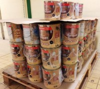 Lot huile pour parquet Syntilor Teinté noir 2.5L