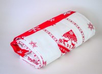 Nappe de Noël "coeurs"