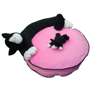 Lot de 10 paniers coussins pour chat ou chien