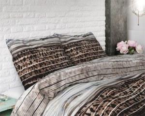 "Panther Style" Set 2/3 pcs Parure de Lit Coton Mélangé Housse de Couette+Taie d'Oreiller