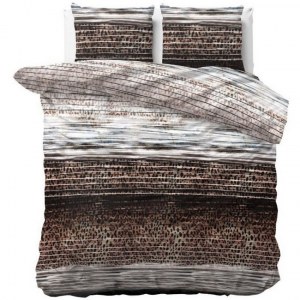 "Panther Style" Set 2/3 pcs Parure de Lit Coton Mélangé Housse de Couette+Taie d'Oreiller