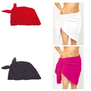 Paréo de Plage "Duma" en Viscose et Polyester - Objet publicitaire AVEC ou SANS logo -...