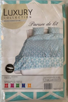 Parure de lit 220x240 100% coton