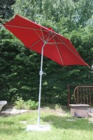 PARASOLS MÂT CENTRAL Ø 250 CM AVEC OU SANS VOLANT