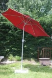 PARASOLS MÂT CENTRAL Ø 250 CM AVEC OU SANS VOLANT