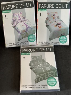 A SAISIR!!!!!! RIDEAUX NAPPES HOUSSES DE COUETTES