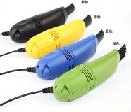 Mini aspirateur USB brosse de nettoyage pour clavier PC (vert, bleu, noir, jaune, ect...)