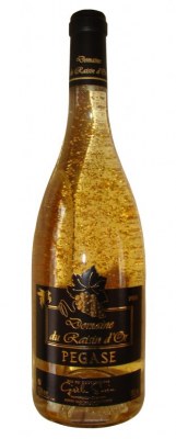 Vin de Luxe à paillettes d'Or PEGASE