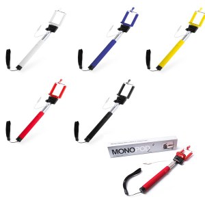 Perche à Selfie "Nefix" en Acier Inoxydable - Objet publicitaire AVEC ou SANS logo - Ca...