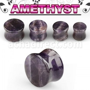 Grossiste Piercing Pierre Améthyste Plug