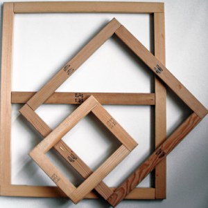 Encadrement : Chassis à clé de sol nus sans noeud sapin du nord neuf....