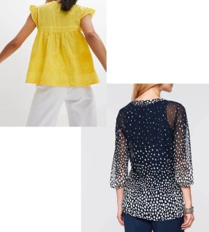 Blouses pour femmes (mix) issues de stocks – saison printemps/été – tailles 38 à 56 – offres en...